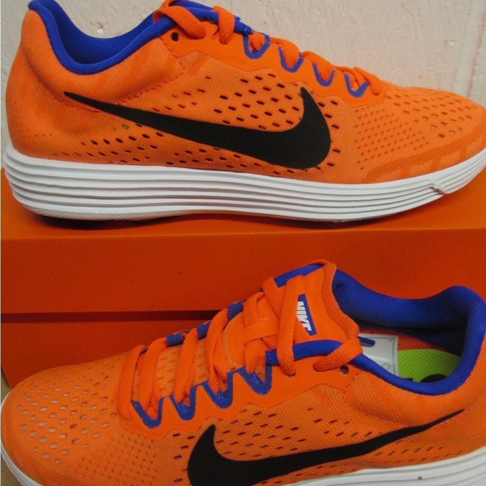Nike Orange Lunarlons Running Shoes Nike Racing size 11 mens